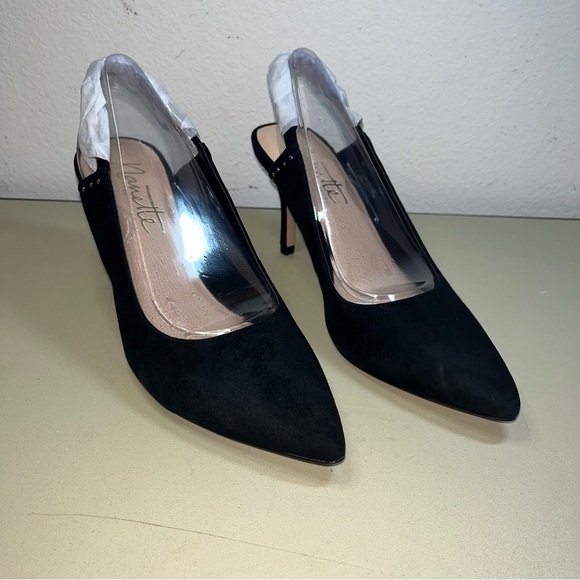 Brand new  Nanette Lepore Selena Pump Women's black shoes heels retail $99 - Picture 2 of 8